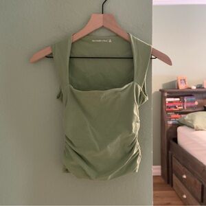 Abercrombie The A&F Ava Top ~ Sage Green ~ Size XS